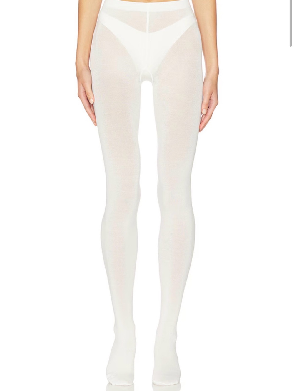 Wolford Merino Virgin Wool 200 Den ECRU Tights Stocking Hosiery